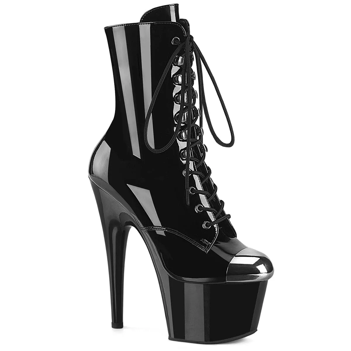 Deep Black Zip Edge ADORE-1020ESC Black Patent/Black