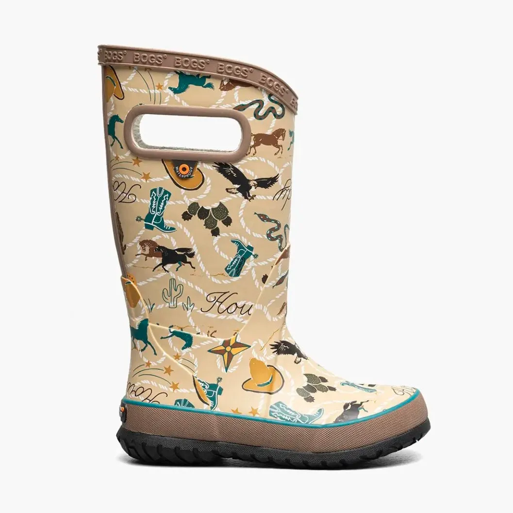 City Life Rainboot New Western - Tan Multi