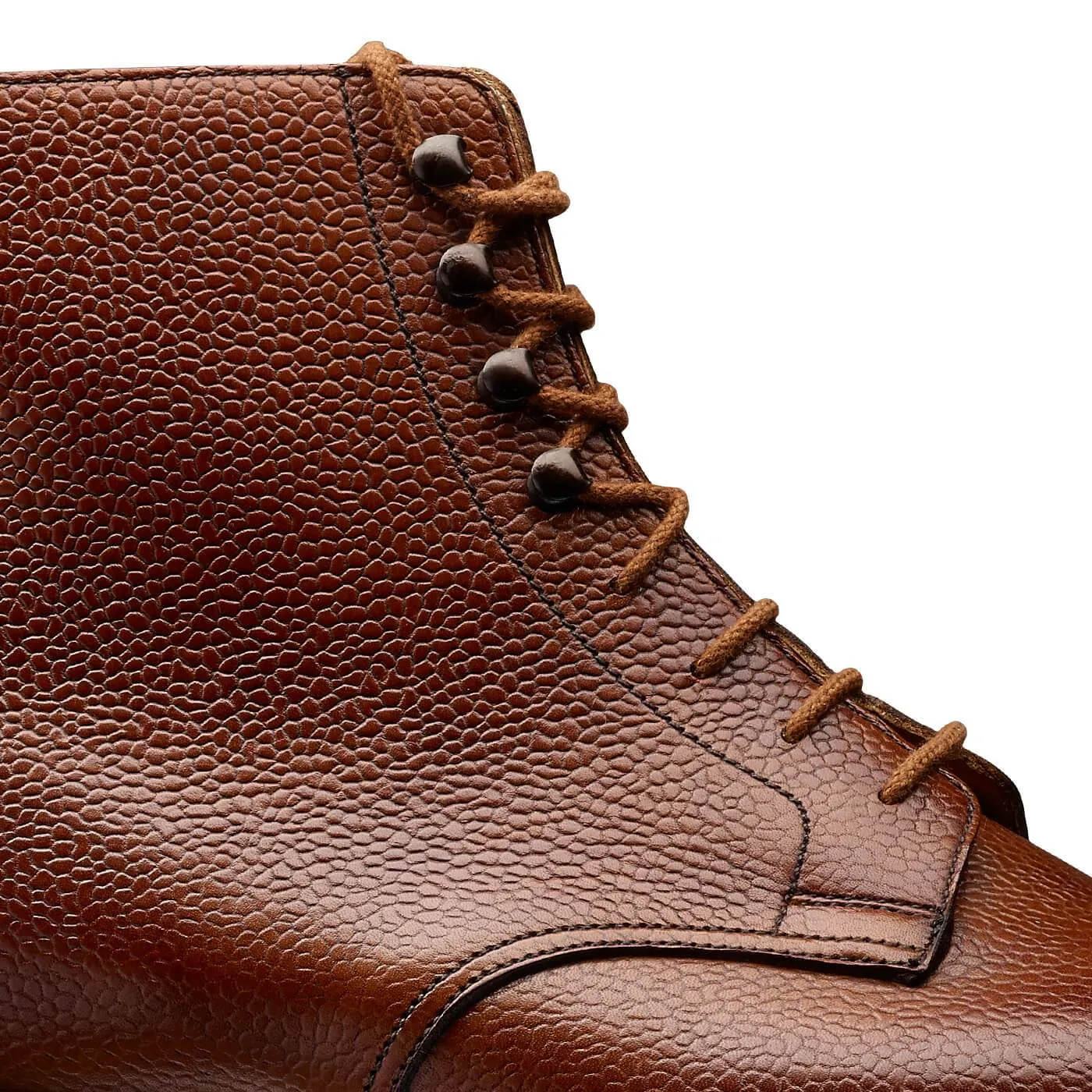 Coniston Tan Scotch Grain Stylish Footwear Reinforced heel