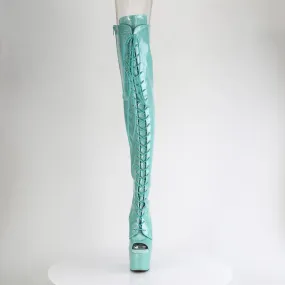 ADORE-3021GP Aqua Glitter Patent/M Outdoor Fun Ankle Support
