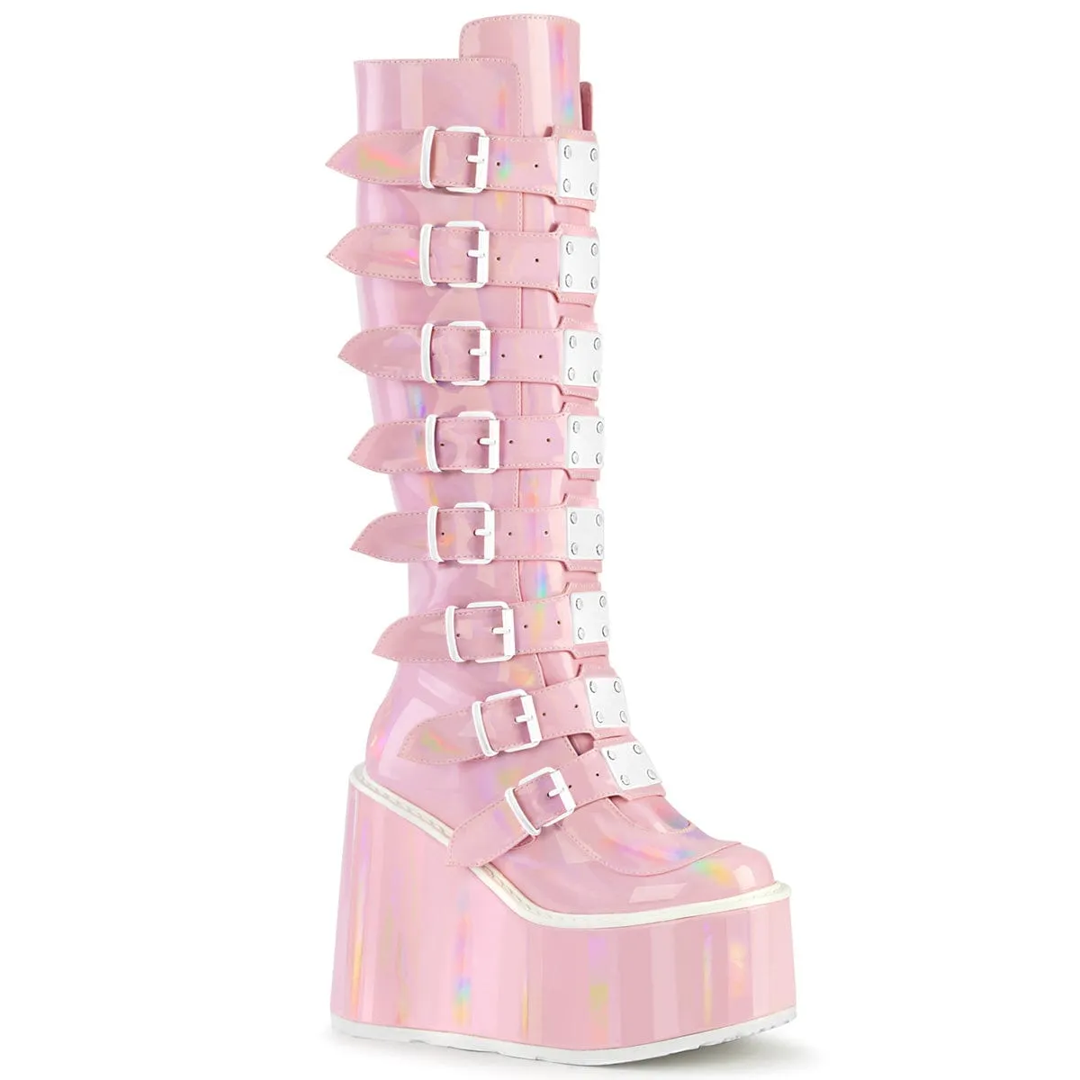 Support Foot Wedge Heel SWING-815 Baby Pink Hologram