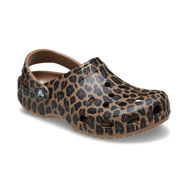 Busy Path Women's Classic Animal Clog Leopard