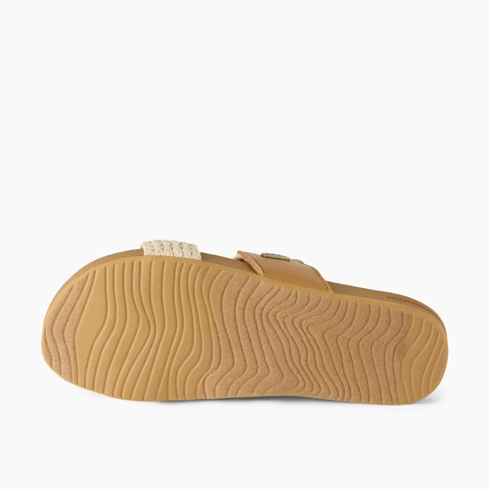 Thong Chunky Cushion Vista - Natural Crochet Textile