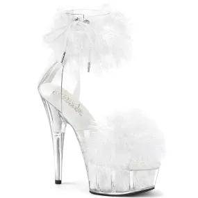 Gladiator Style DELIGHT-624F Clear-White Fur/M