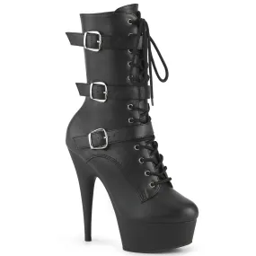 Art Soul DELIGHT-1043 Black Faux Leather/Black Matte