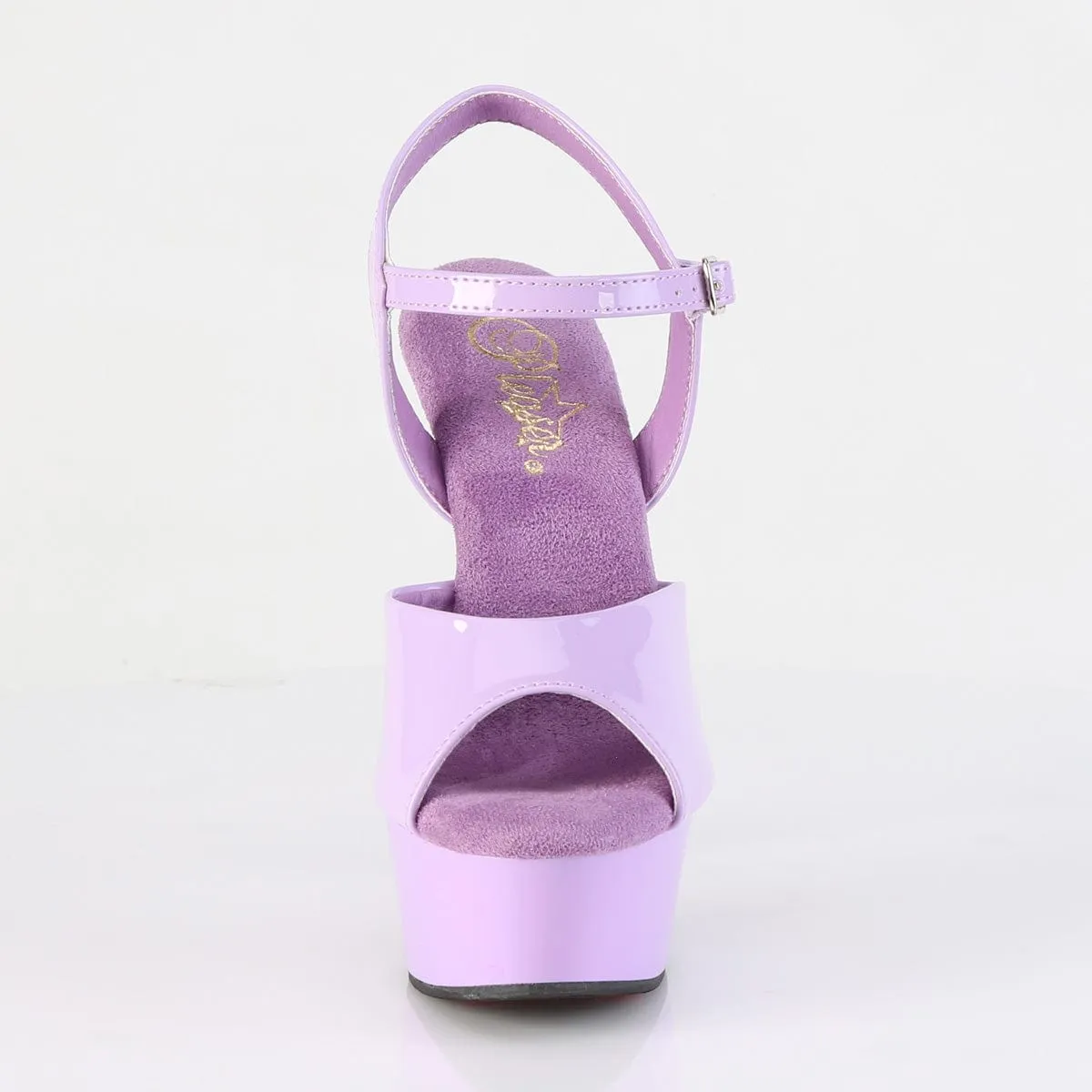 DELIGHT-609 Platform Shoes Lavender Patent Lavender day trip
