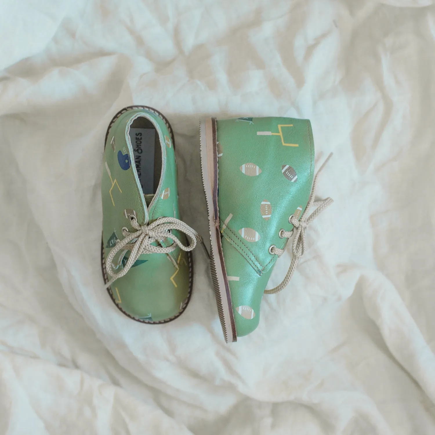 Elegant Oxfords Desert Boot - Football Print