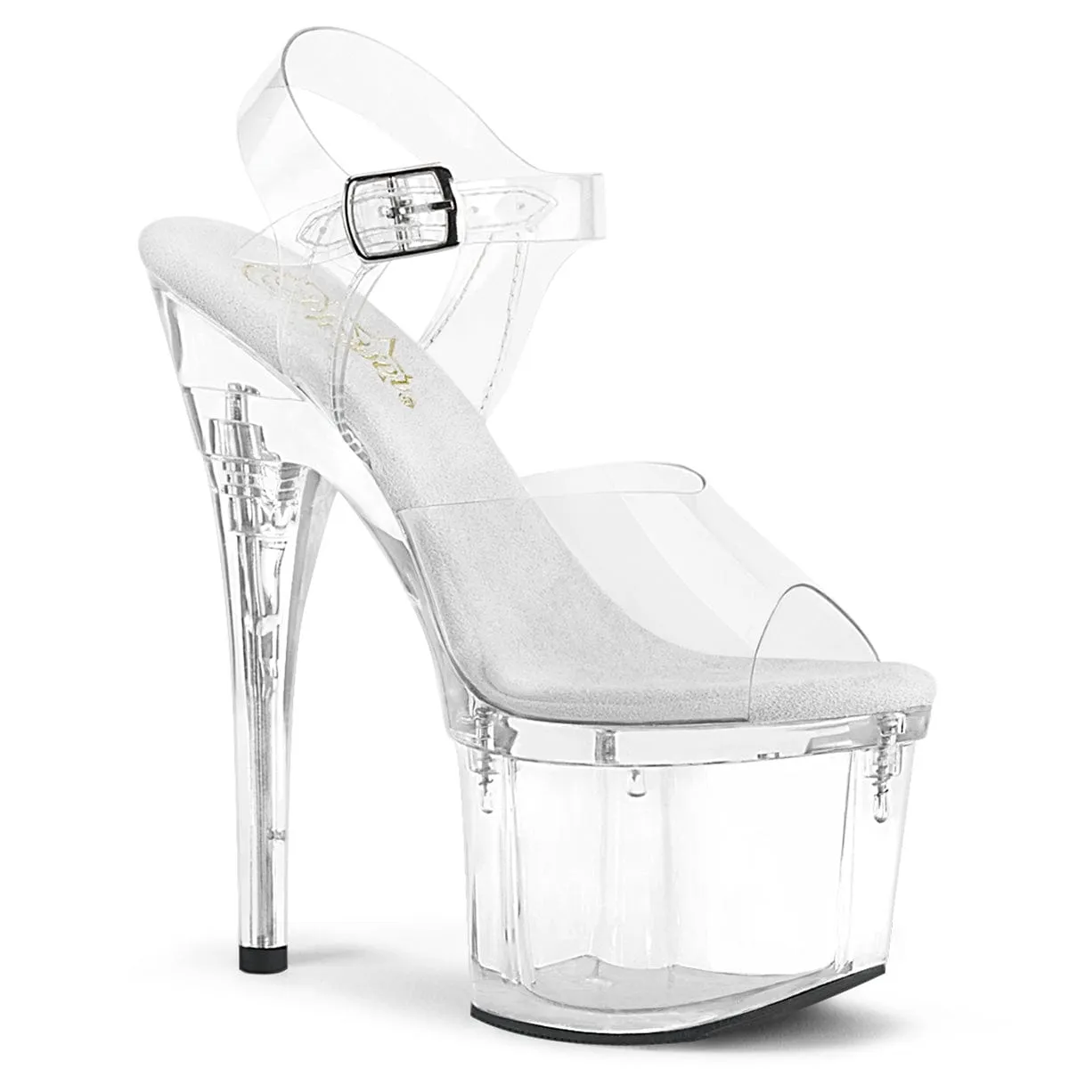ESTEEM-708 Clear/Clear Stylish Beach Footwear