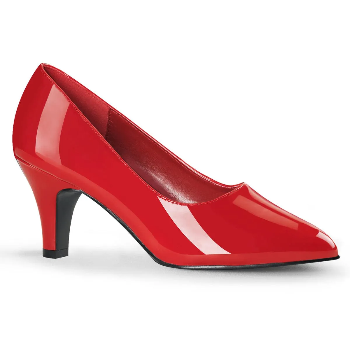 Comfortable Footwear hypoallergenic DIVINE-420 Red Patent