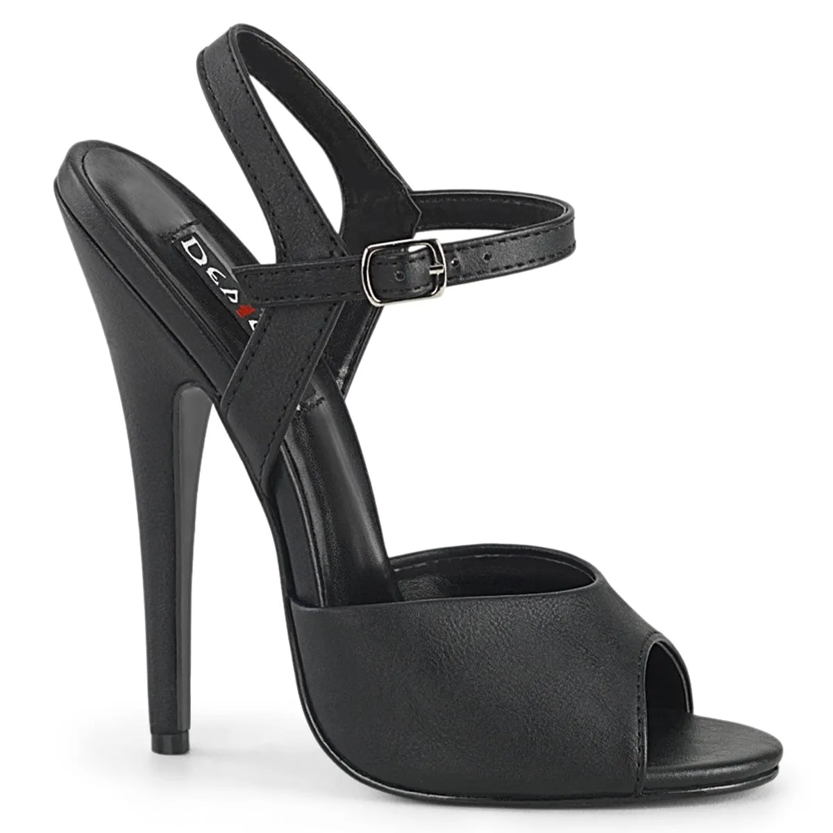 Occasion Footwear DOMINA-109 Black Faux Leather