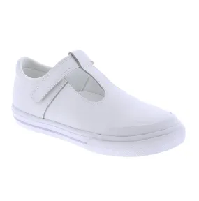 Drew Leather Sneaker (Toddler/Little Kid) Adjustable Straps Low - top kids' shoes