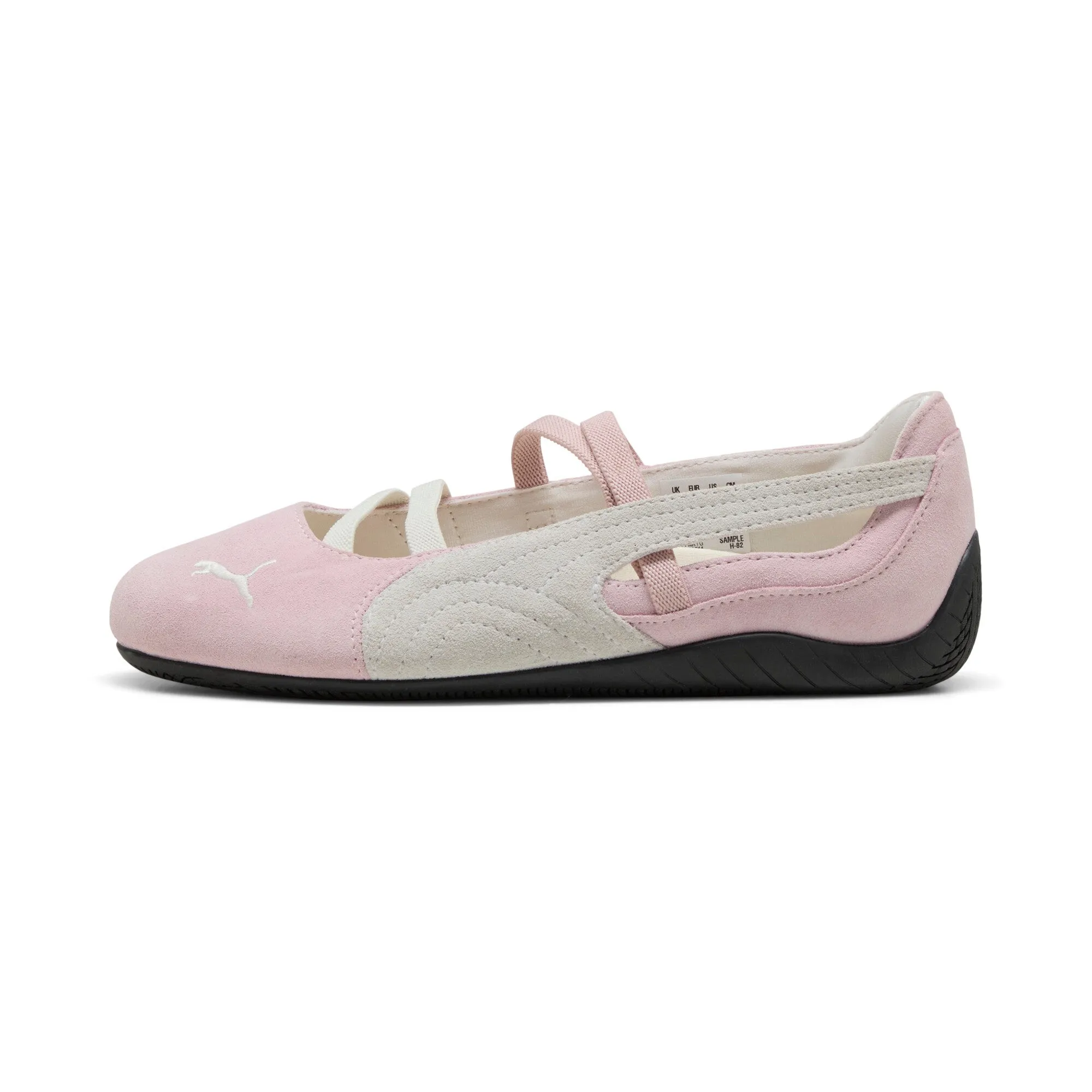 Shock absorption Functional Puma Speedcat Ballet Suede Women's Shoes Whisp Of Pink-PUMA White-Warm White 40128701