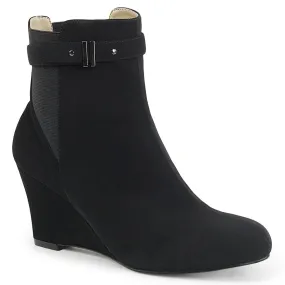 Italian Glam KIMBERLY-102 Black Nubuck Suede