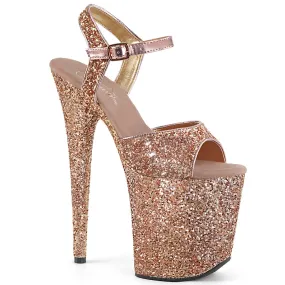 FLAMINGO-810LG Rose Gold Glitter/Rose Gold Glitter All-day Comfort Shoes Leg Ease