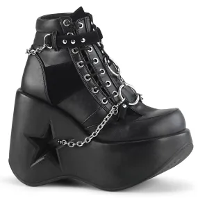 All Season DYNAMITE-101 Black Vegan Leather-Vegan Suede