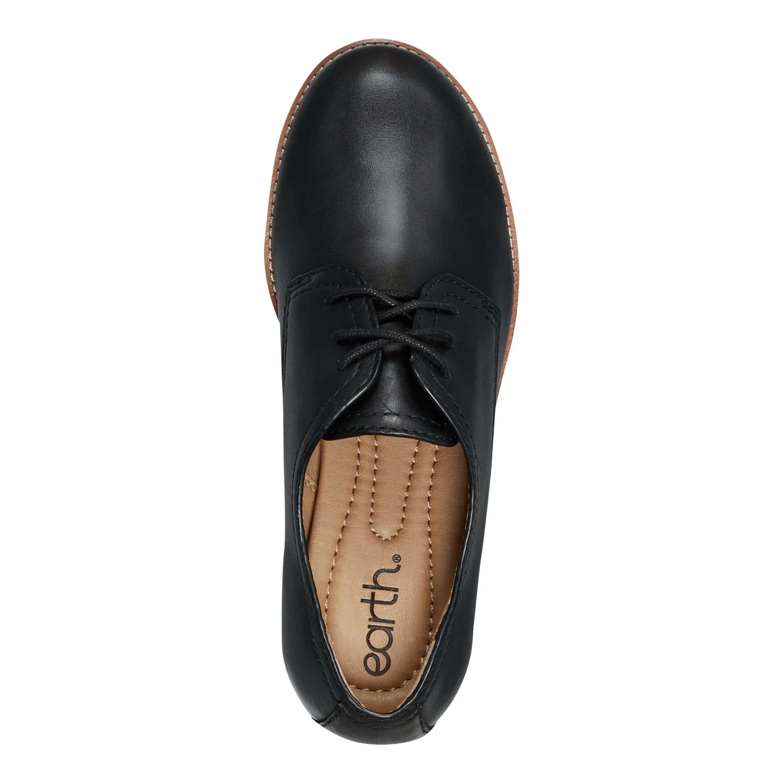 Eane Stacked Heel Casual Lace-Up Loafers Built Tough