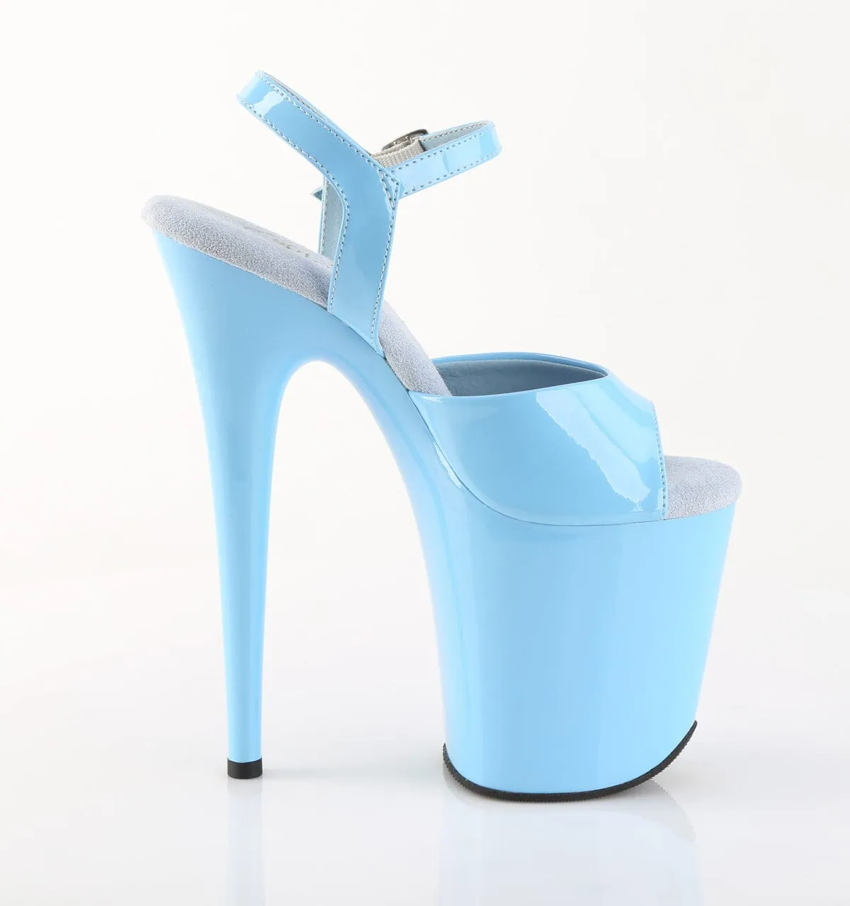 Urban Look Thin Sole FLAMINGO-809 Platform Shoes Baby Blue Patent Baby Blue