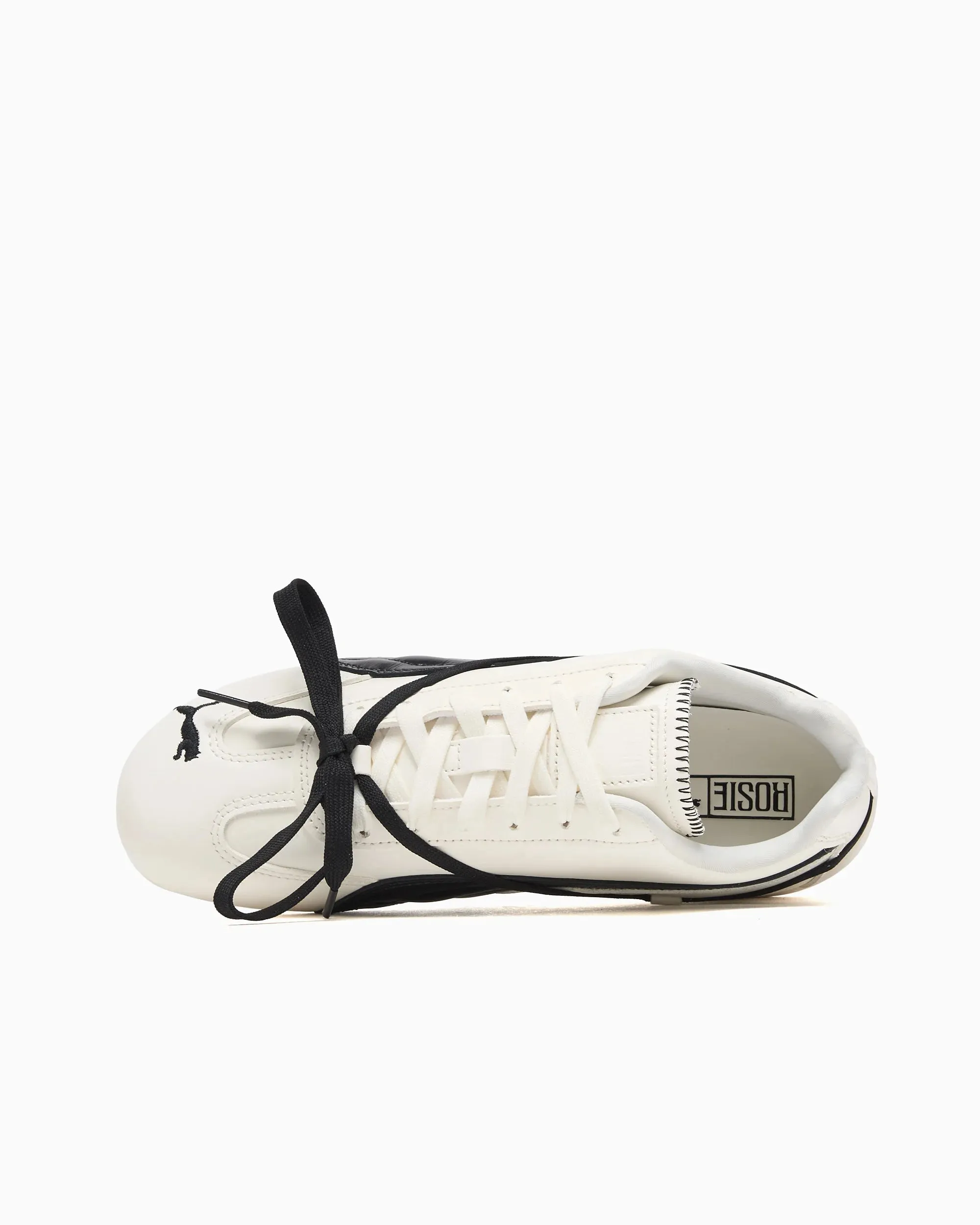 PUMA SPEEDCAT LEA X ROSE  WARM WHITE-PUMA BLACK 404390-01 On Trend Arch Support Standing Workers