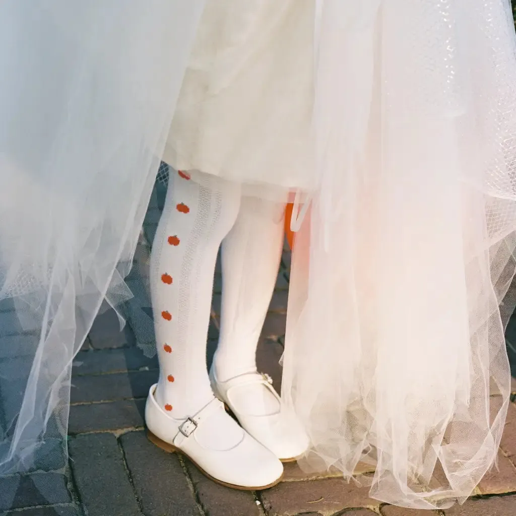 Eleanor Mary Jane - White Leather Upper