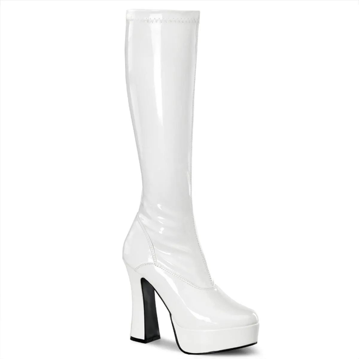 ELECTRA-2000Z White Stretch Patent Everyday Pair High-quality
