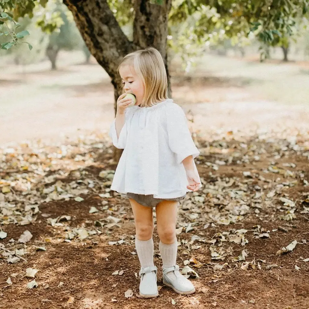 Greta T-Strap - Dove Grey Kids' winter shoes