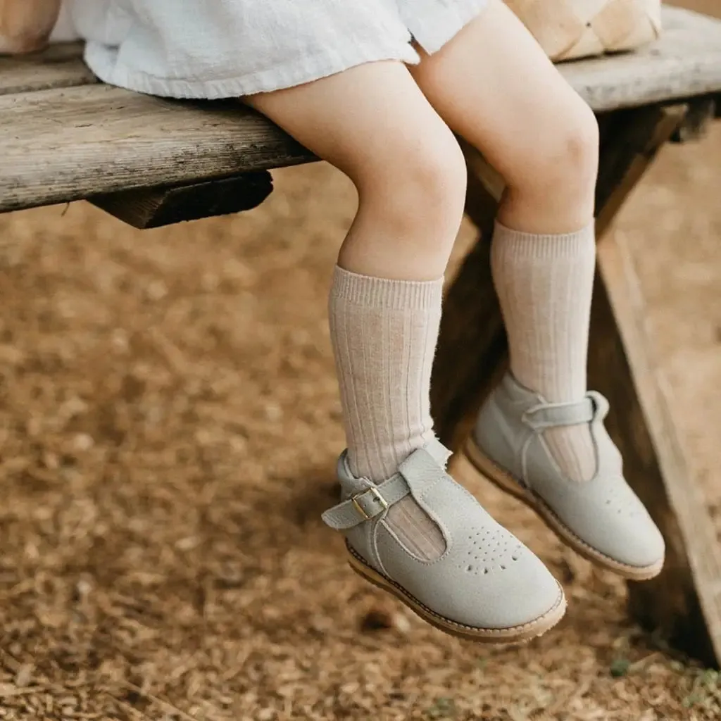 Modern kids' designs Greta T-Strap - Dove Grey