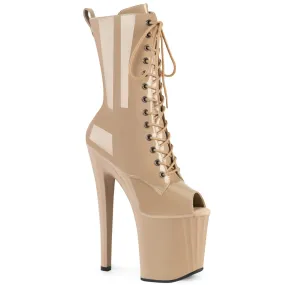 ENCHANT-1041 Nude Patent/Nude On-the-Go Wear Sleek Comfort