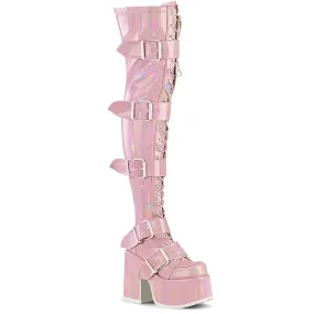 CAMEL-305 Baby Pink Stretch Hologram Quality Wear