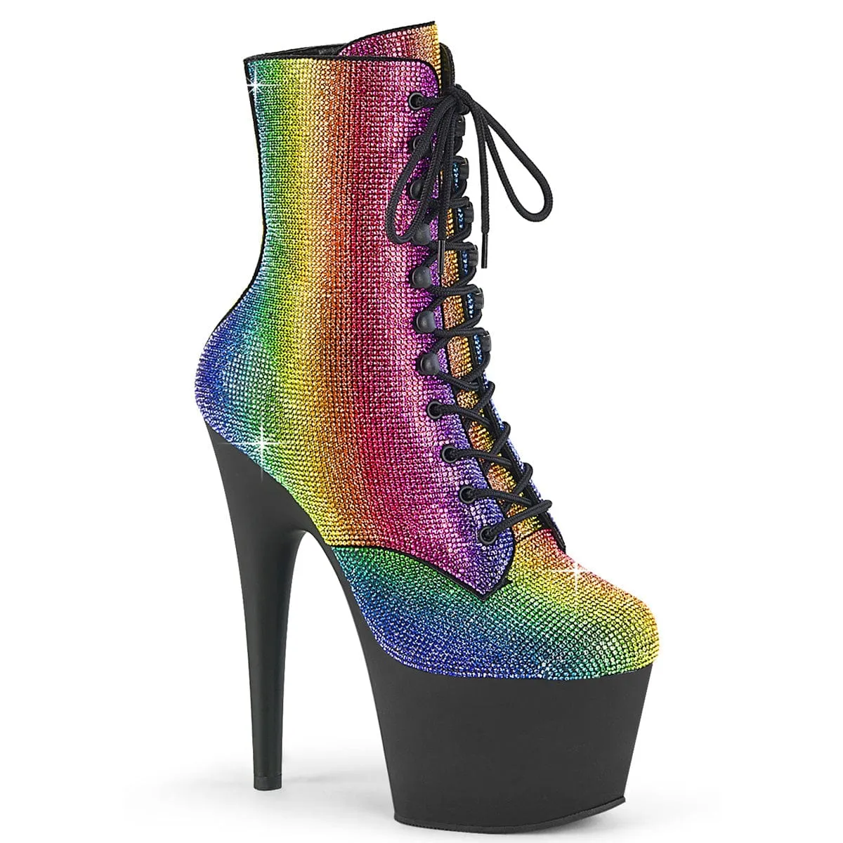 Adventure Gear ADORE-1020RS Rainbow Rhinestones/Black Matte