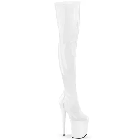 Timeless Ease FLAMINGO-3000 White Stretch Patent/White