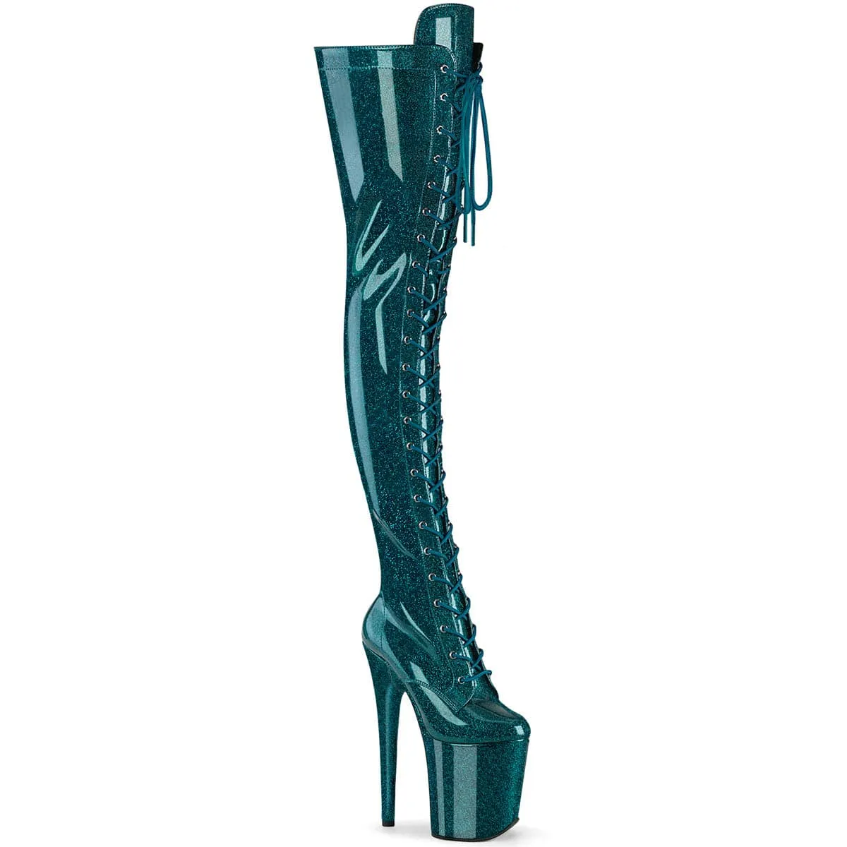 Heat Mode Ice Guard FLAMINGO-3020GP Teal Glitter Patent/M