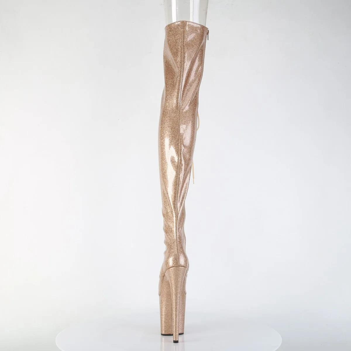 FLAMINGO-3021GP Gold Glitter Patent/M Anti Odor Dinner Look