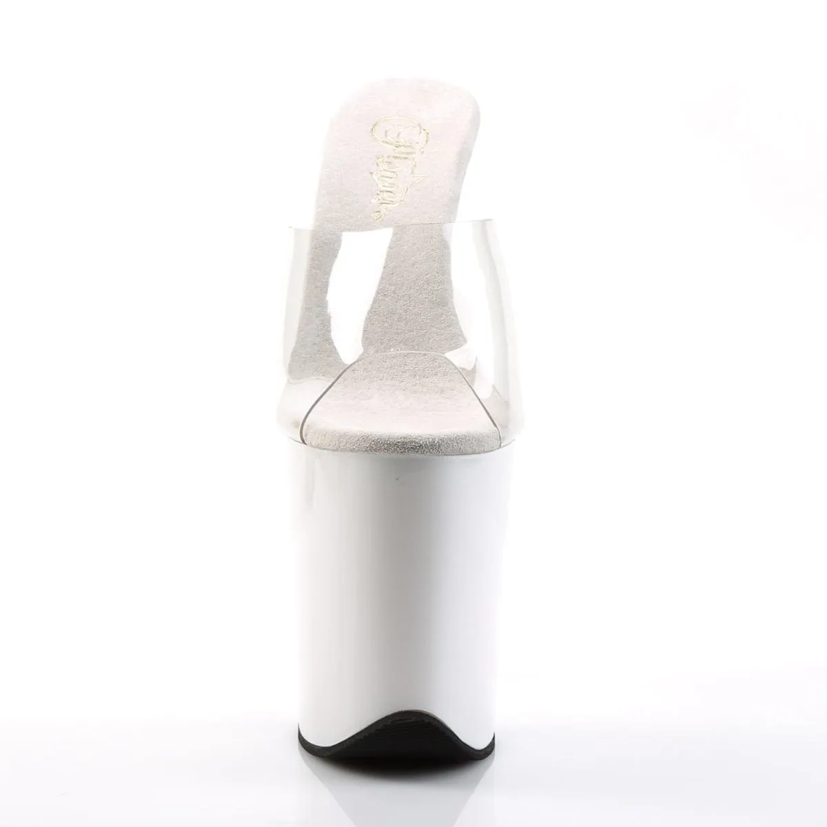 Sporty Comfortable Fashionable Flats FLAMINGO-801 Clear/White