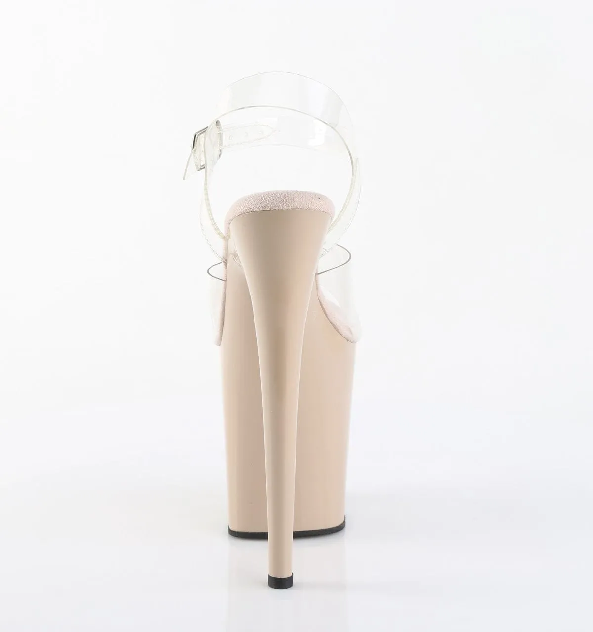 Airy Feeling FLAMINGO-808 Platform Shoes Clear/Nude