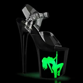 Nude Calm FLAMINGO-808NLSG Clear/Black-Multi