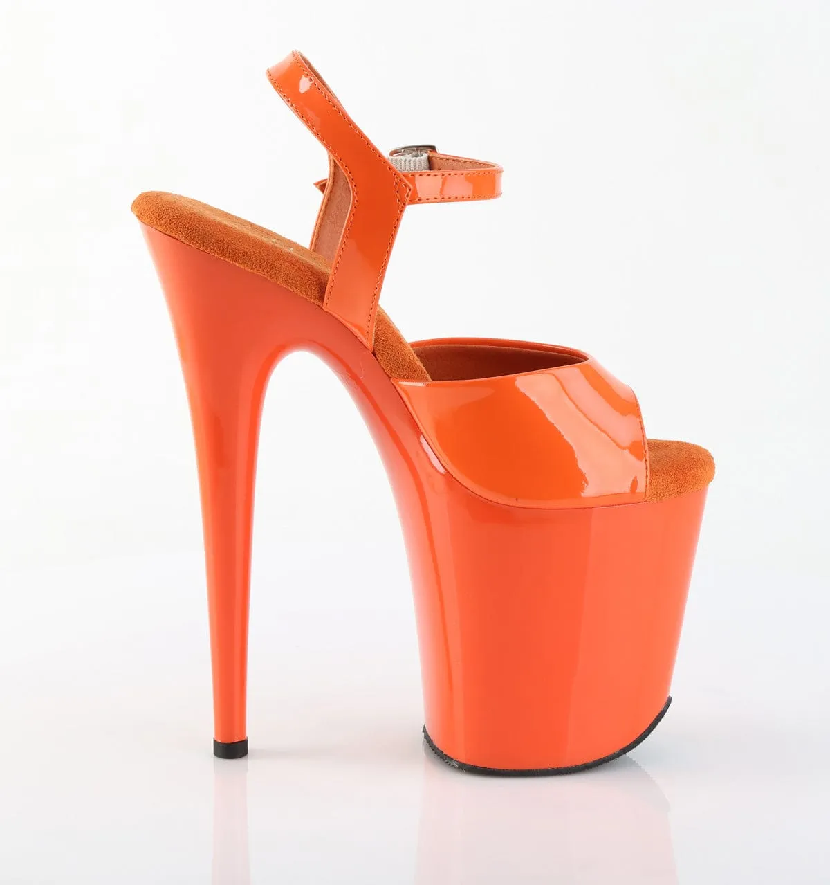 Air Touch FLAMINGO-809 Platform Shoes Orange Patent Orange