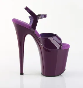 FLAMINGO-809 Platform Shoes Purple Patent Purple foldable Easy on