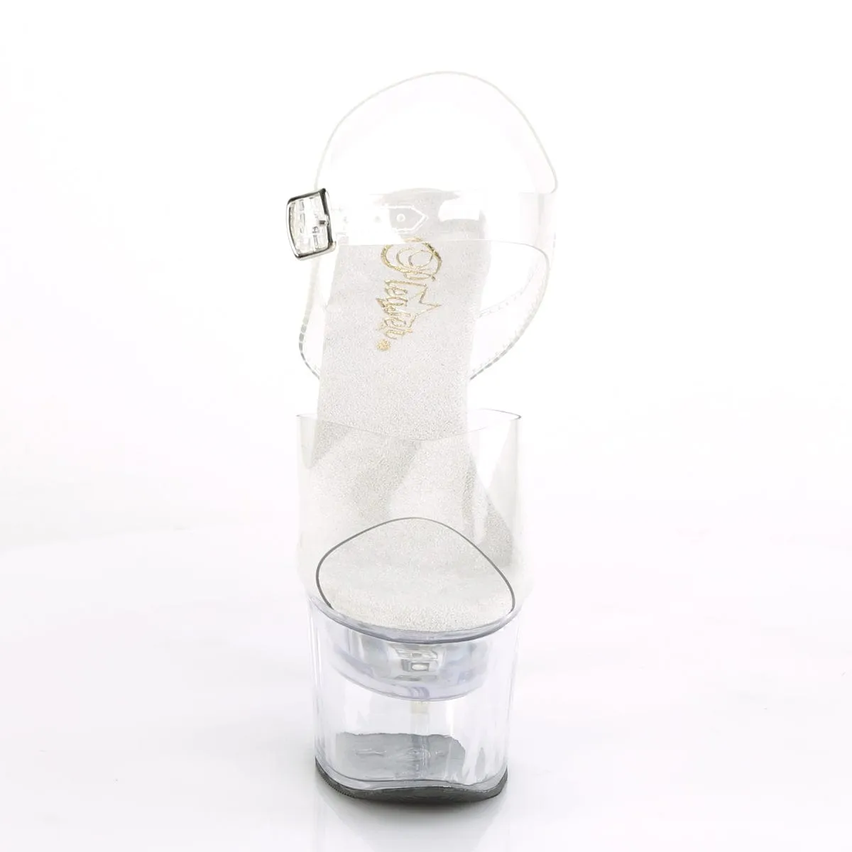 Comfortable Lightweight Footwear Ventilated Design FLASHDANCE-708 Clear/Clear