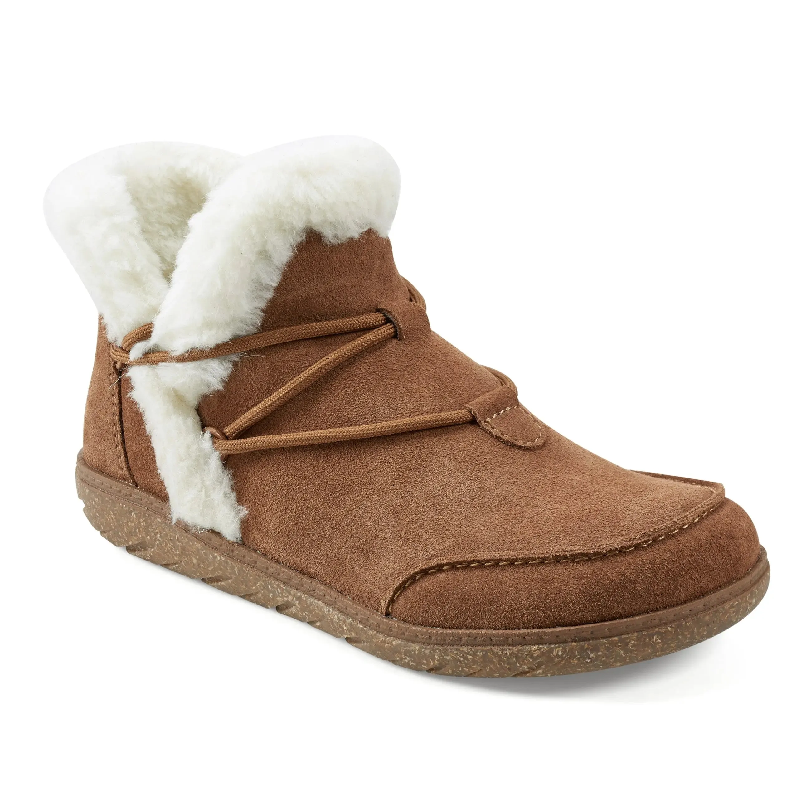 Multi Season Orthopedic Design Fleet Cold Weather Lace-up Casual Booties