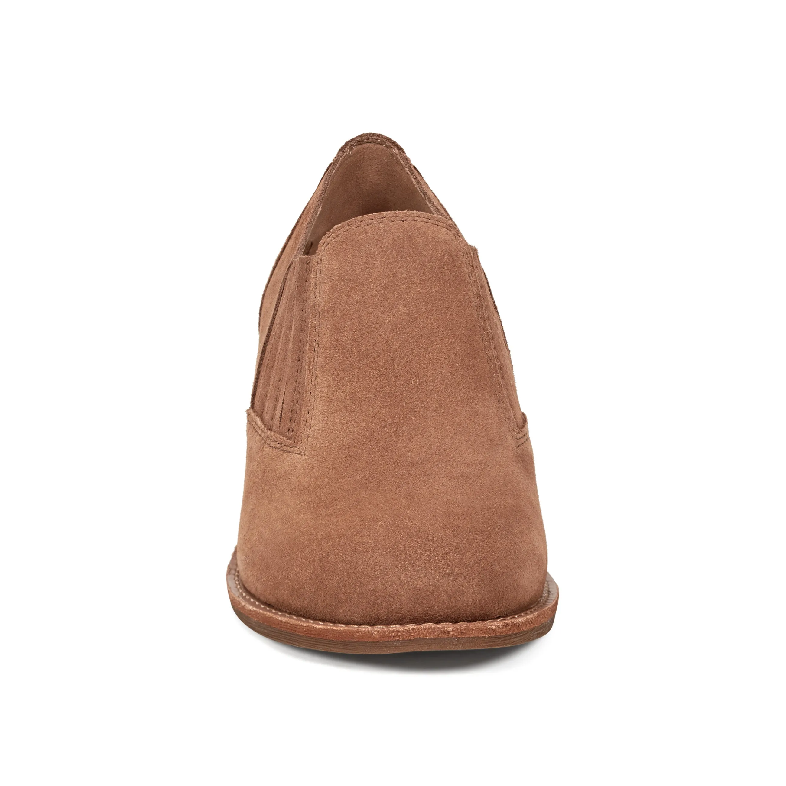 Chunky Sole Jalin Block Heel Slip-on Casual Booties