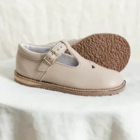 Flora T-Strap - Truffle Durable Fabric Breathable Indoor Fitness