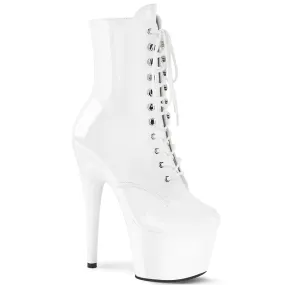 ADORE-1020 White Patent/White Foot Ease Track Run