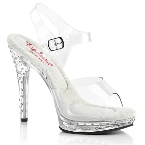 Open Back Heels GLORY-508SDT Clear/Clear