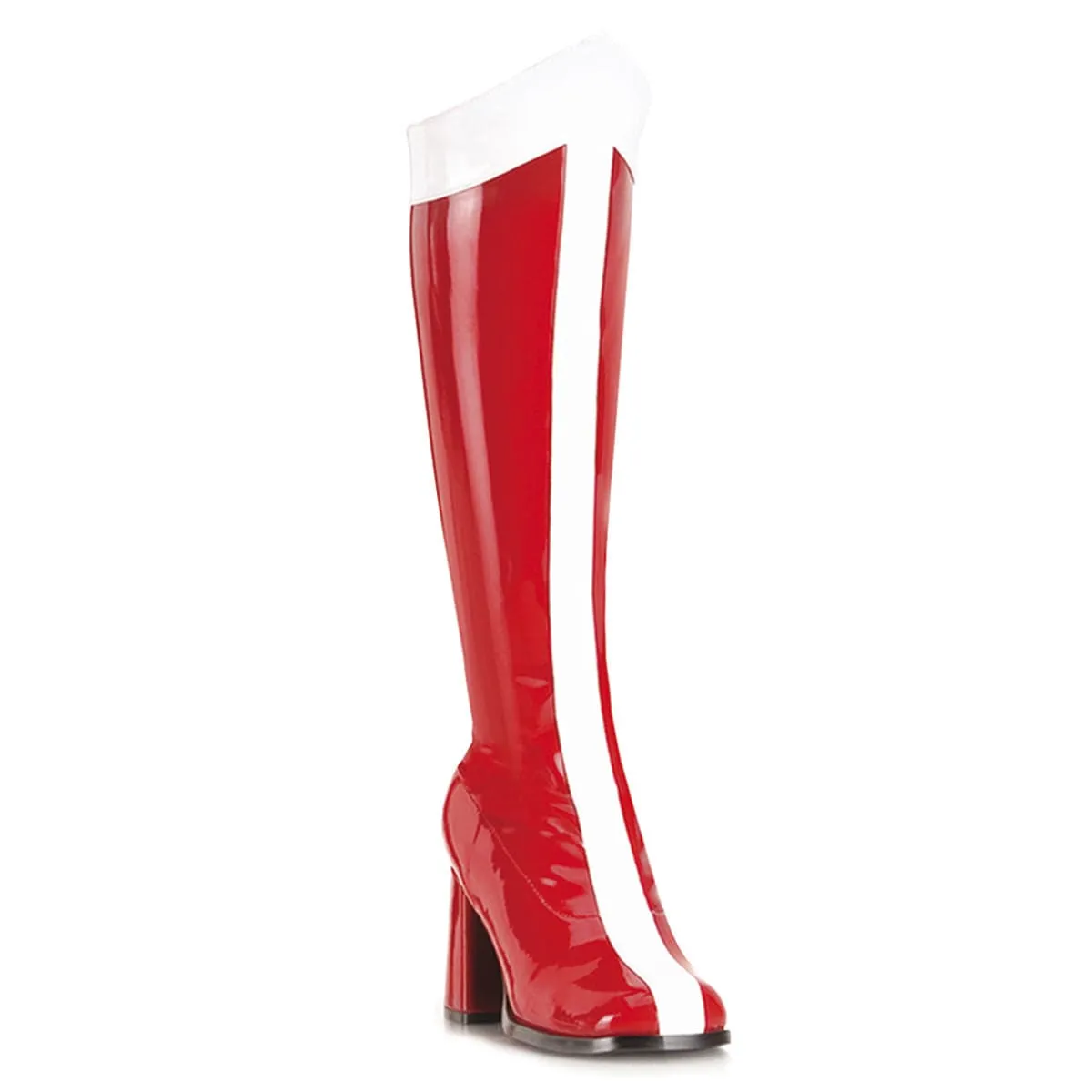 GOGO-305 Red-White Stretch Patent high - performance Running Gear