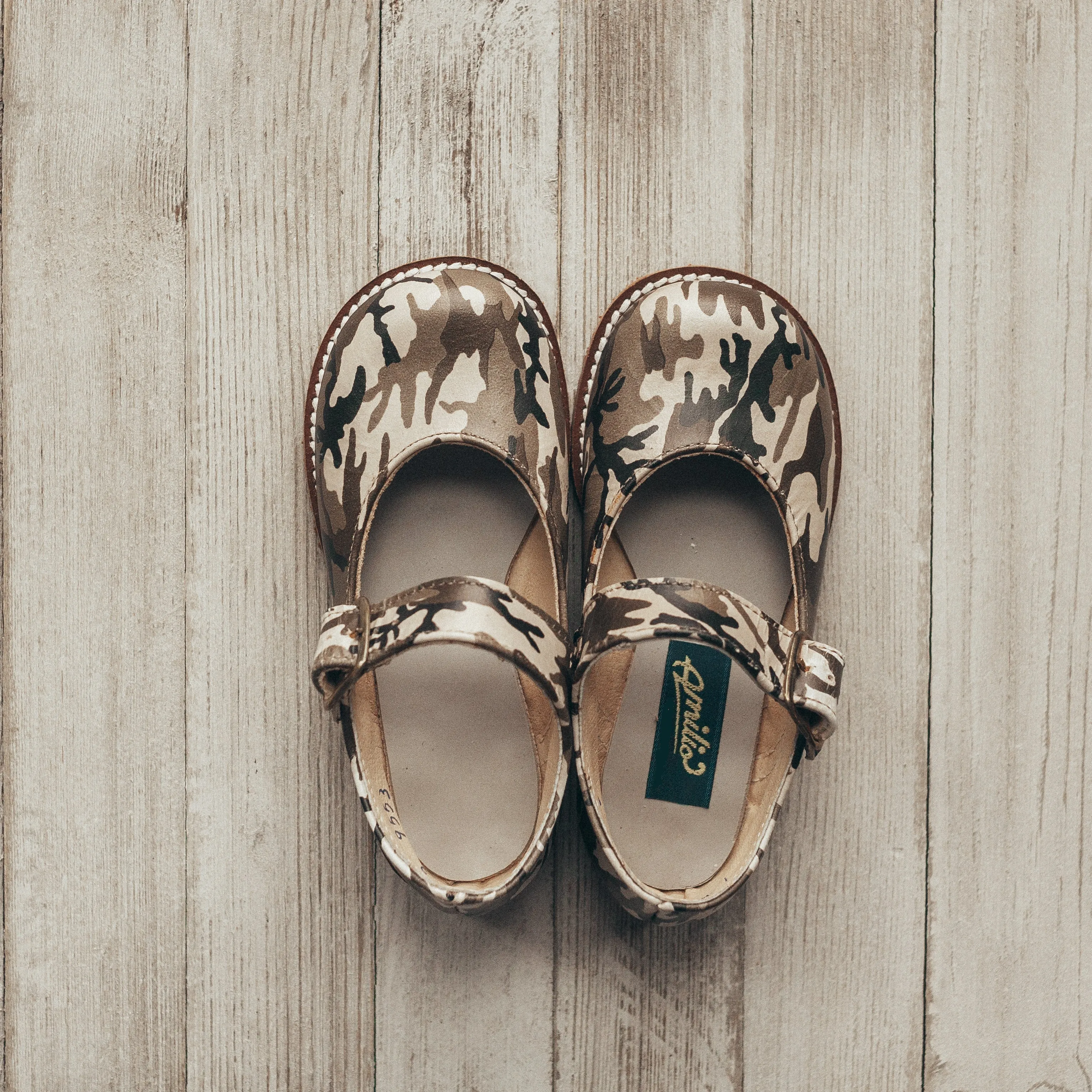 Petite Fit Love Path Mary Jane - Camo