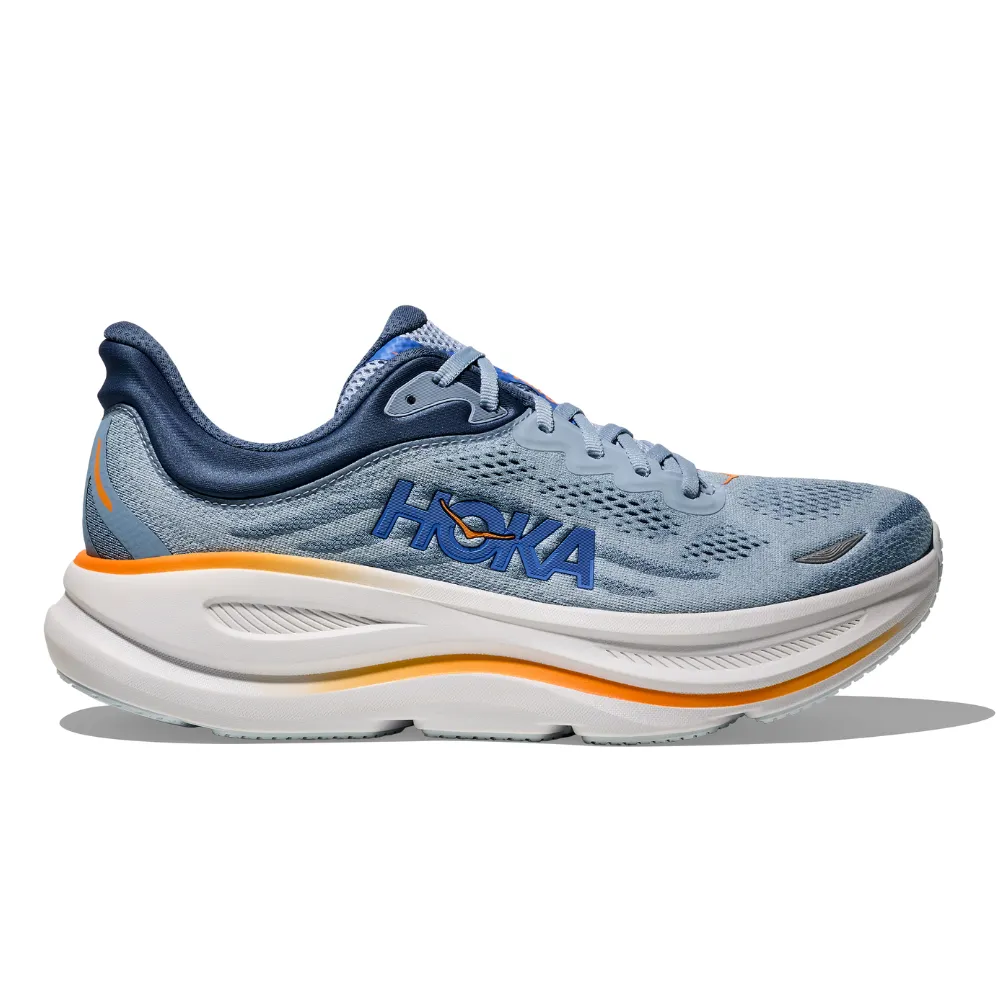 running in a community run shoes Men's Bondi 9 - Drizzle / Downpour