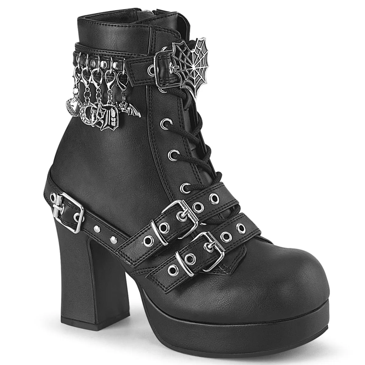 GOTHIKA-66 Black Vegan Leather Weather resistant