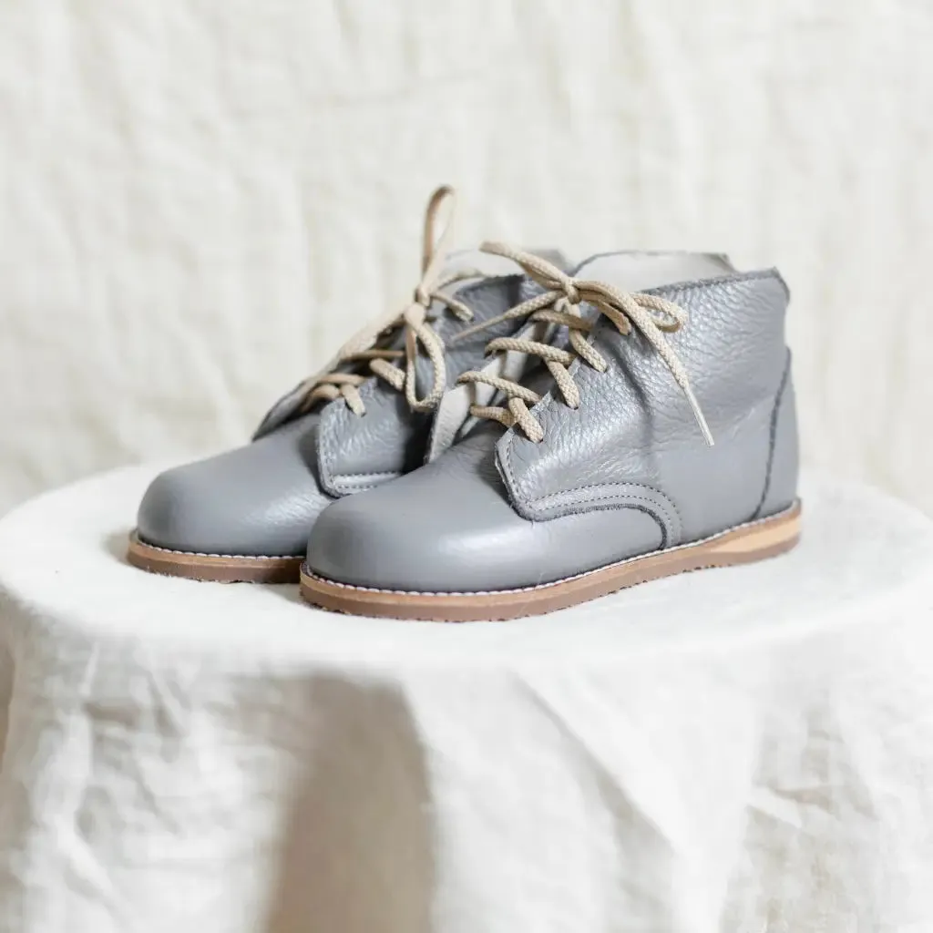 Matte Finish Sharp Dresser Milo Boot - Heron