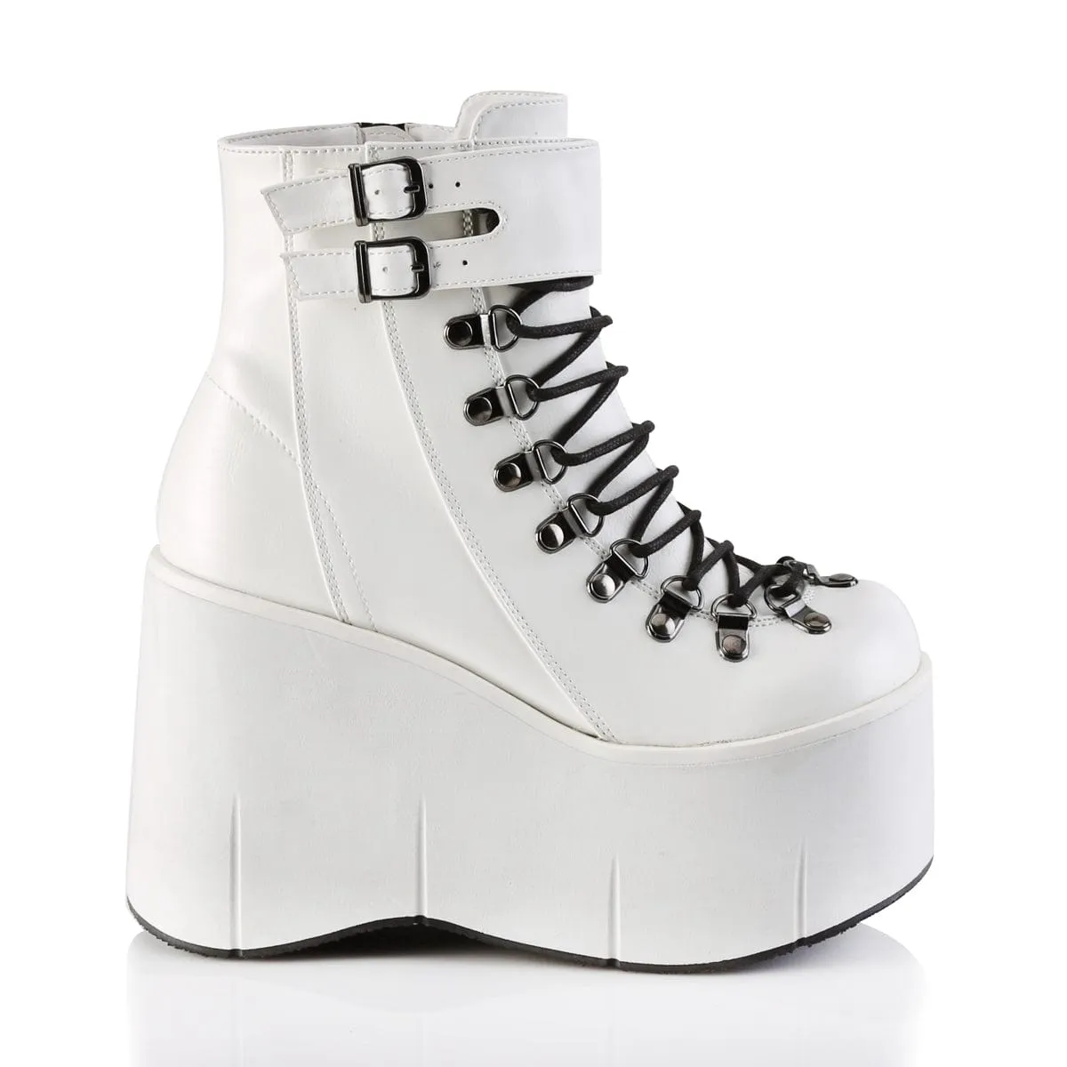 KERA-21 White Vegan Leather Viral Pop Free Pace