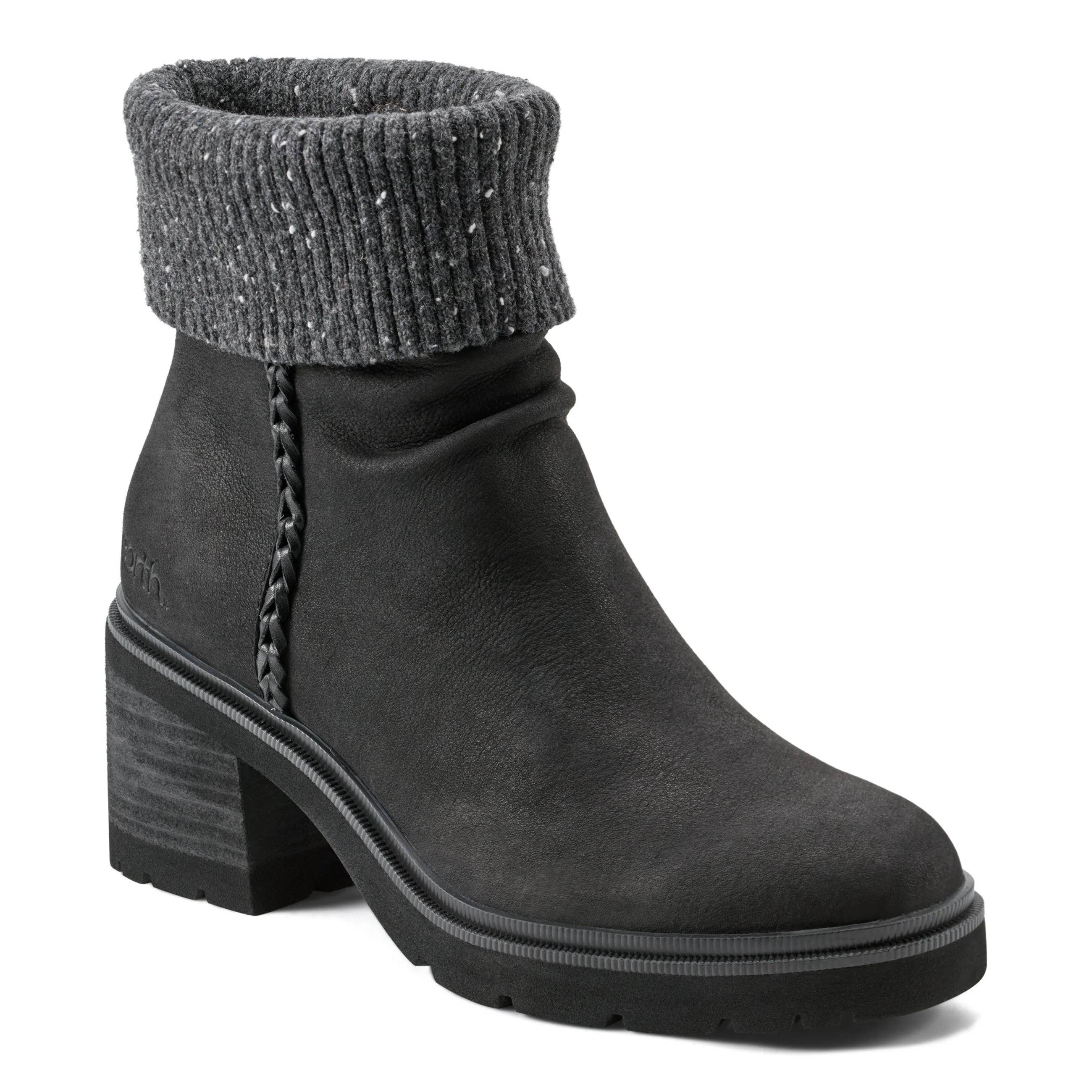 Flexible Frame River Crossing Supportive Fit Gresa Waterproof Block Heel Round Toe Casual Booties